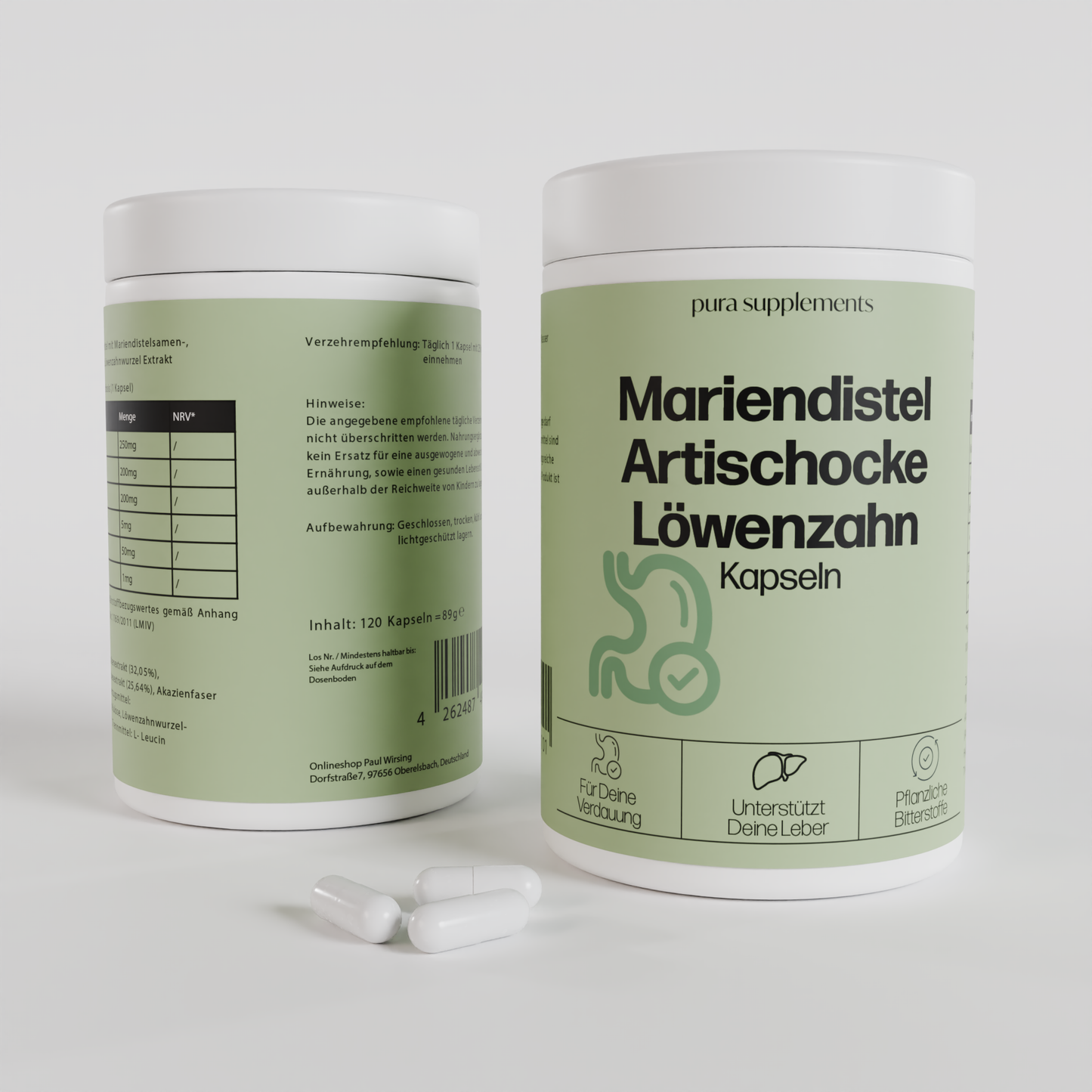 Mariendistel Artischocke Löwenzahn Komplex - Kapseln