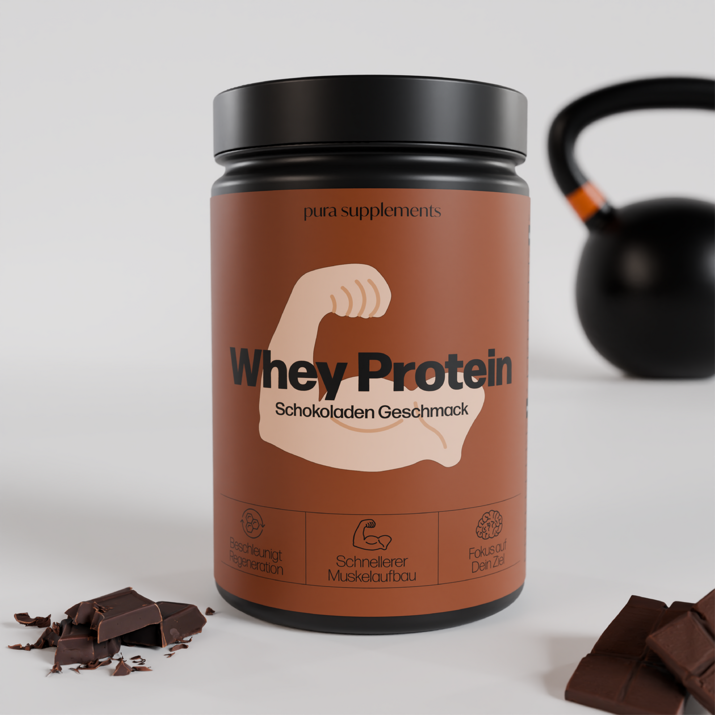 Premium Whey Protein Schokolade - 1.000g