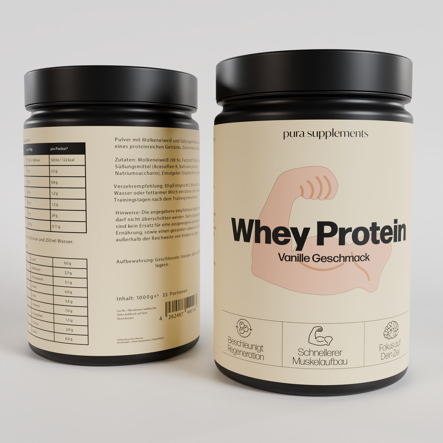 Premium Whey Protein Vanille - 1.000g