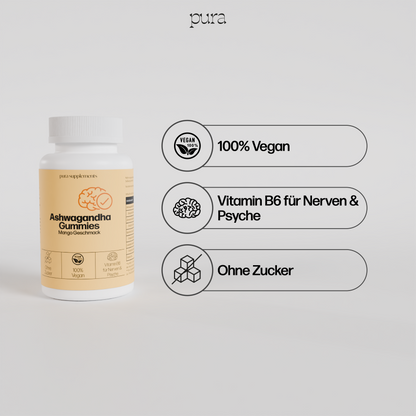 Ashwagandha Gummies - Mango Geschmack