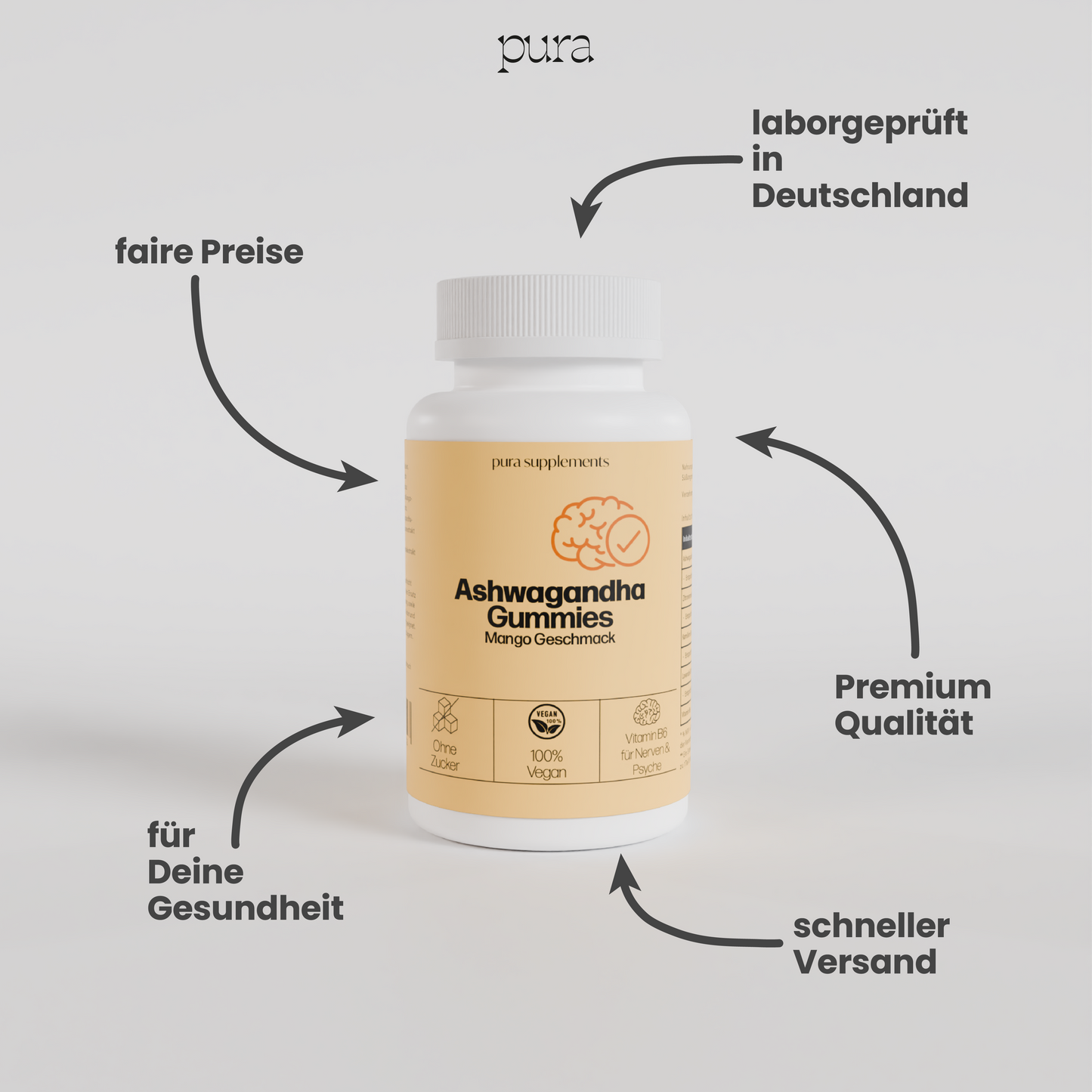 Ashwagandha Gummies - Mango Geschmack