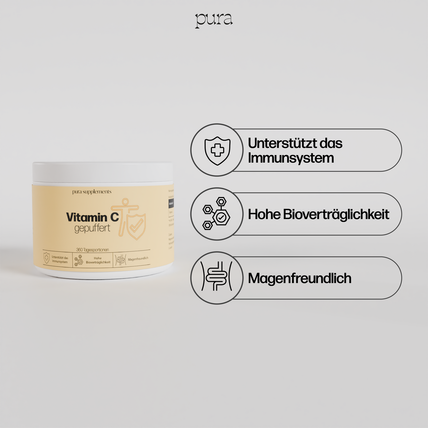 Gepuffertes Vitamin C - Kapseln