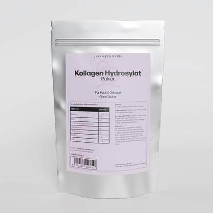 Kollagen Hydrolysat Pulver - 100% Rinerkollagen - Pulver