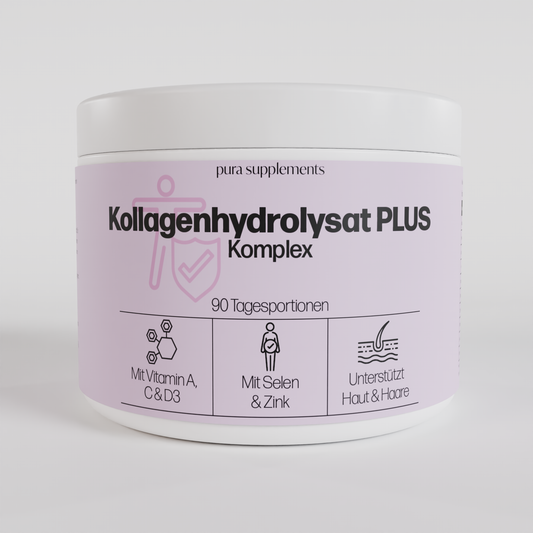 Kollagenhydrolysat Komplex für Haut, Haare & Nägel - Kapseln