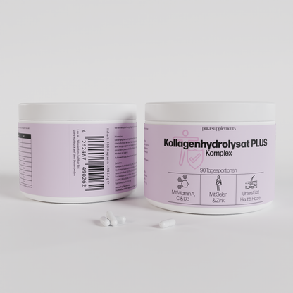 Kollagenhydrolysat Komplex für Haut, Haare & Nägel - Kapseln