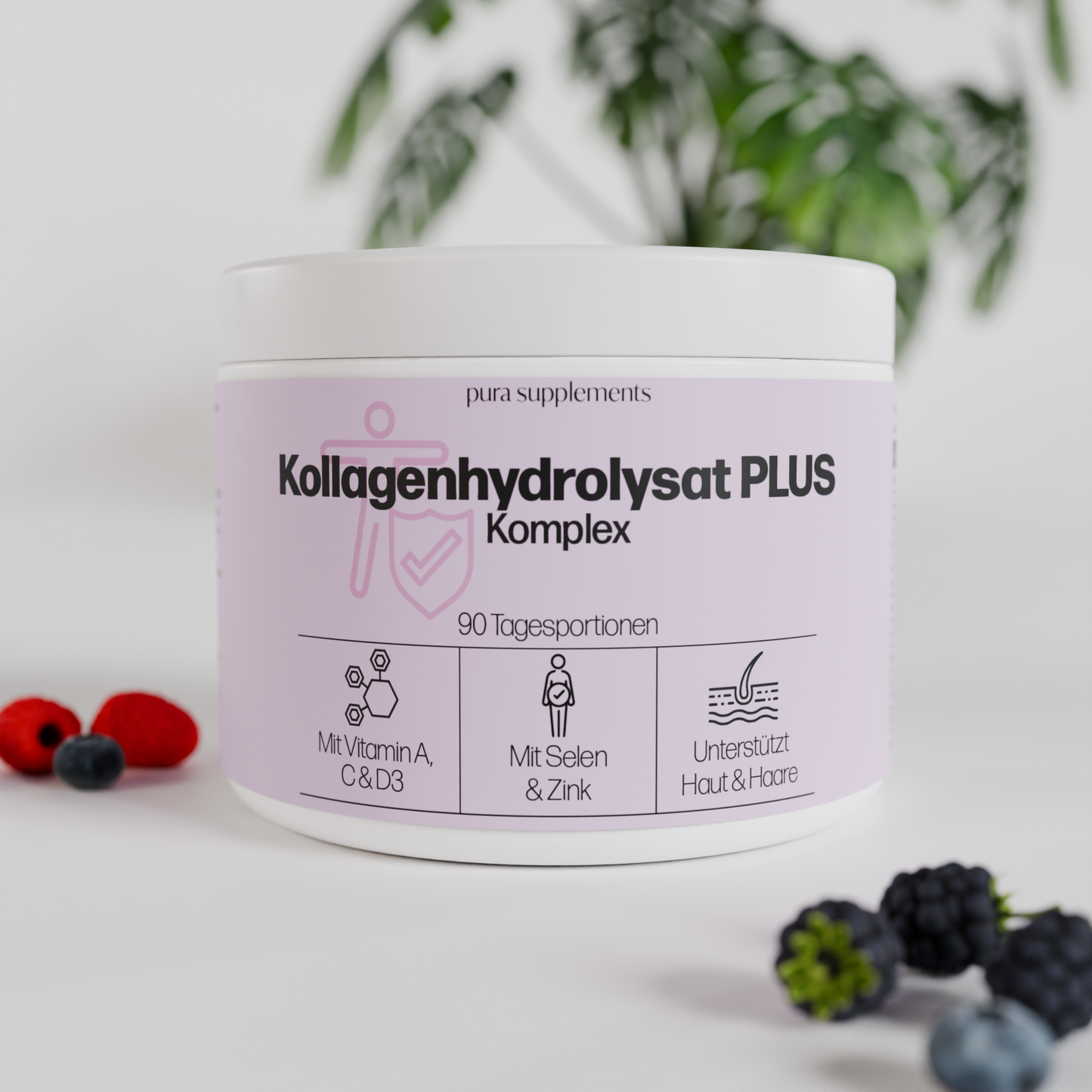 Kollagenhydrolysat Komplex für Haut, Haare & Nägel - Kapseln
