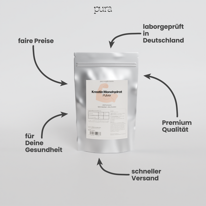 Kreatin Monohydrat - 200 Mesh - 1000g