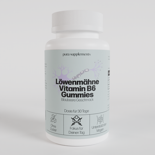 Löwenmähne Gummies - Blaubeere Geschmack