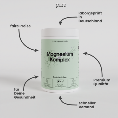 Magnesium Komplex + B-Vitamine - Kapseln