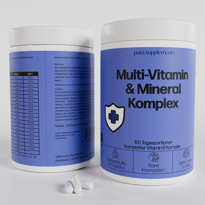 Multi Vitamin und Mineral Komplex - Kapseln