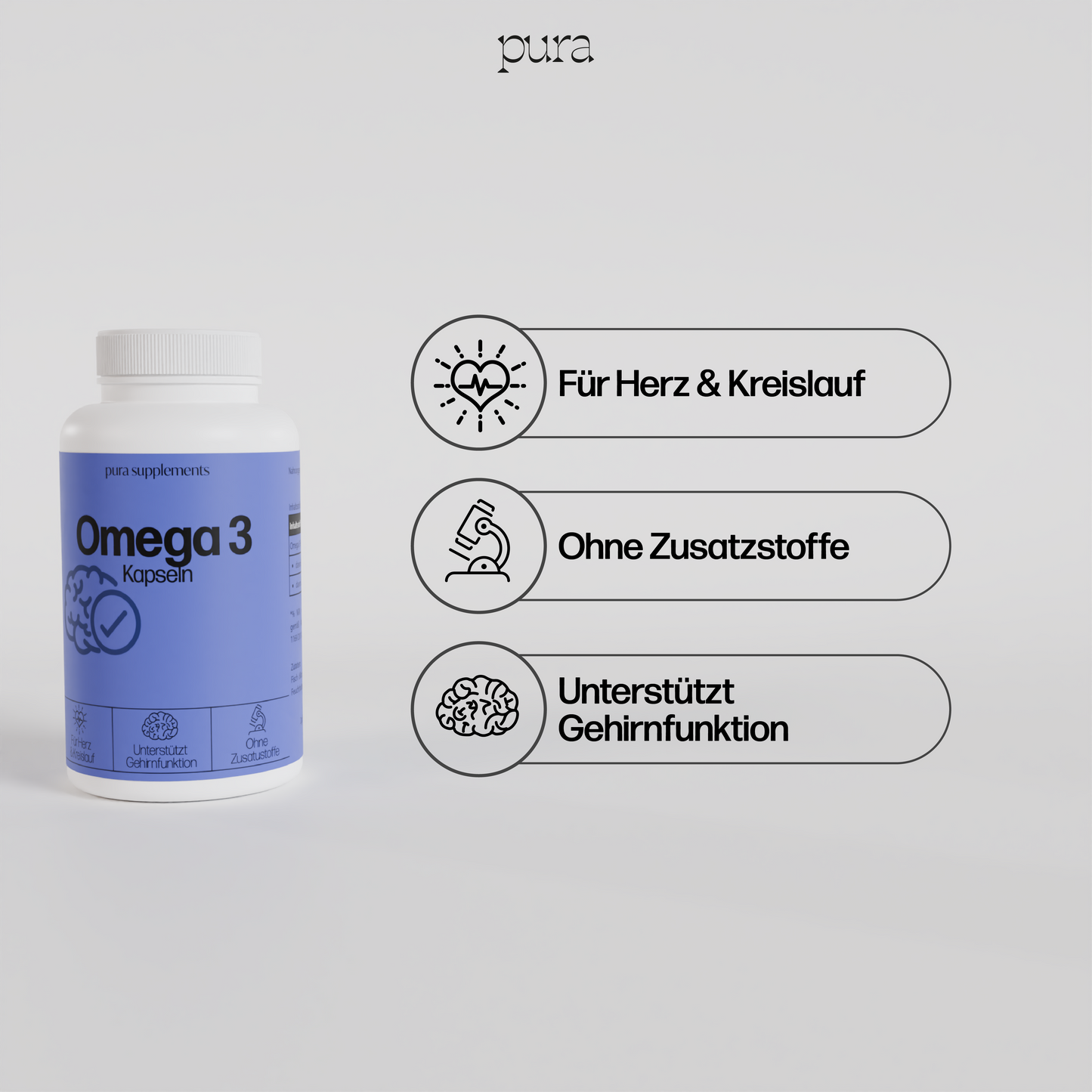 Omega 3 Softgel-Kapseln