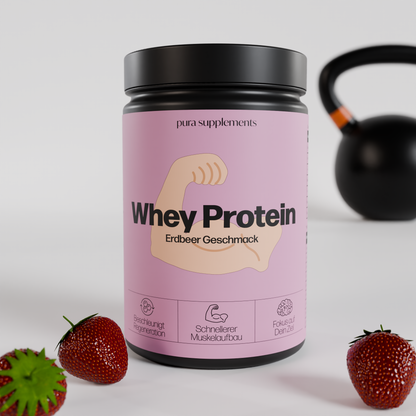Premium Whey Protein Erdbeere - 1.000g