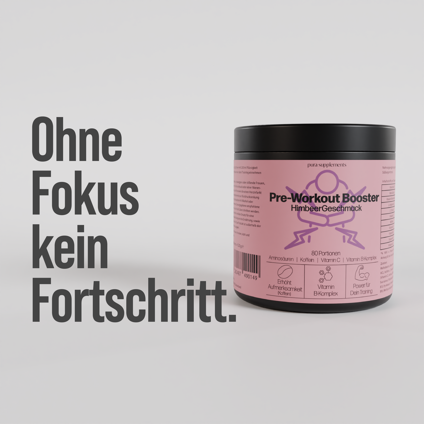 Pre-Workout Booster - Himbeere