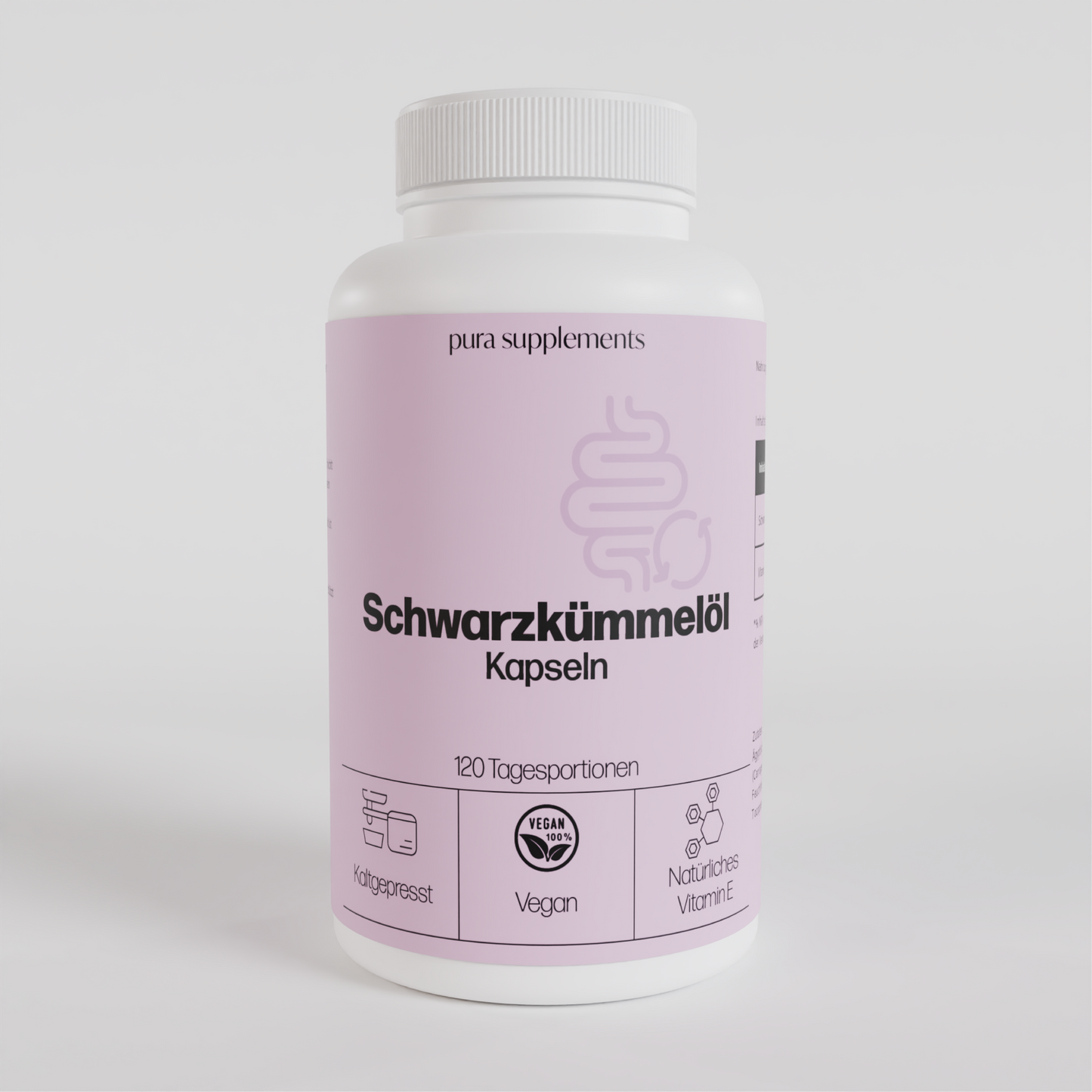 Schwarzkümmelöl kaltgepresst - ohne Zusätze - Softgel-Kapseln