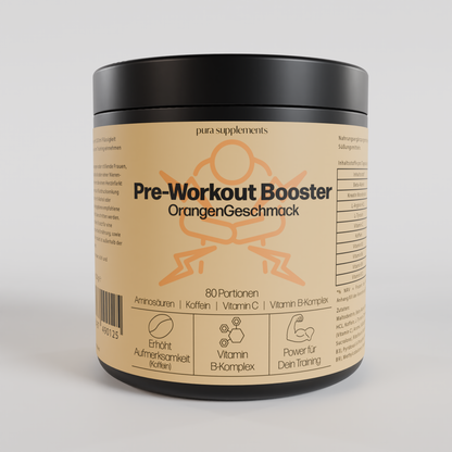 Pre-Workout Booster - Geschmack Orange