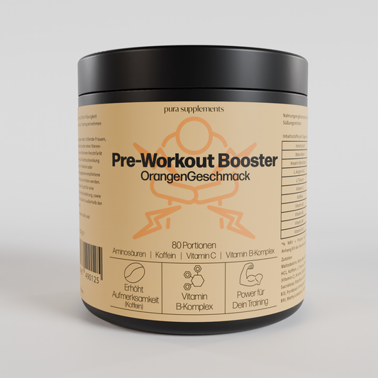 Pre-Workout Booster - Geschmack Orange
