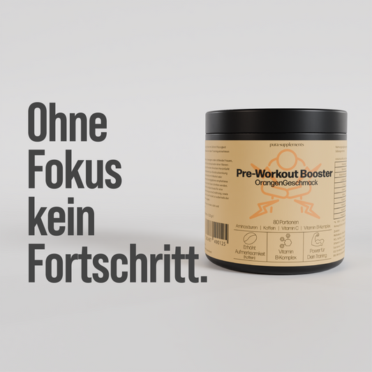 Pre-Workout Booster - Geschmack Orange