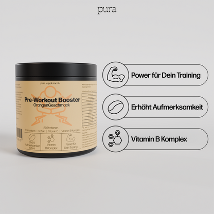 Pre-Workout Booster - Geschmack Orange