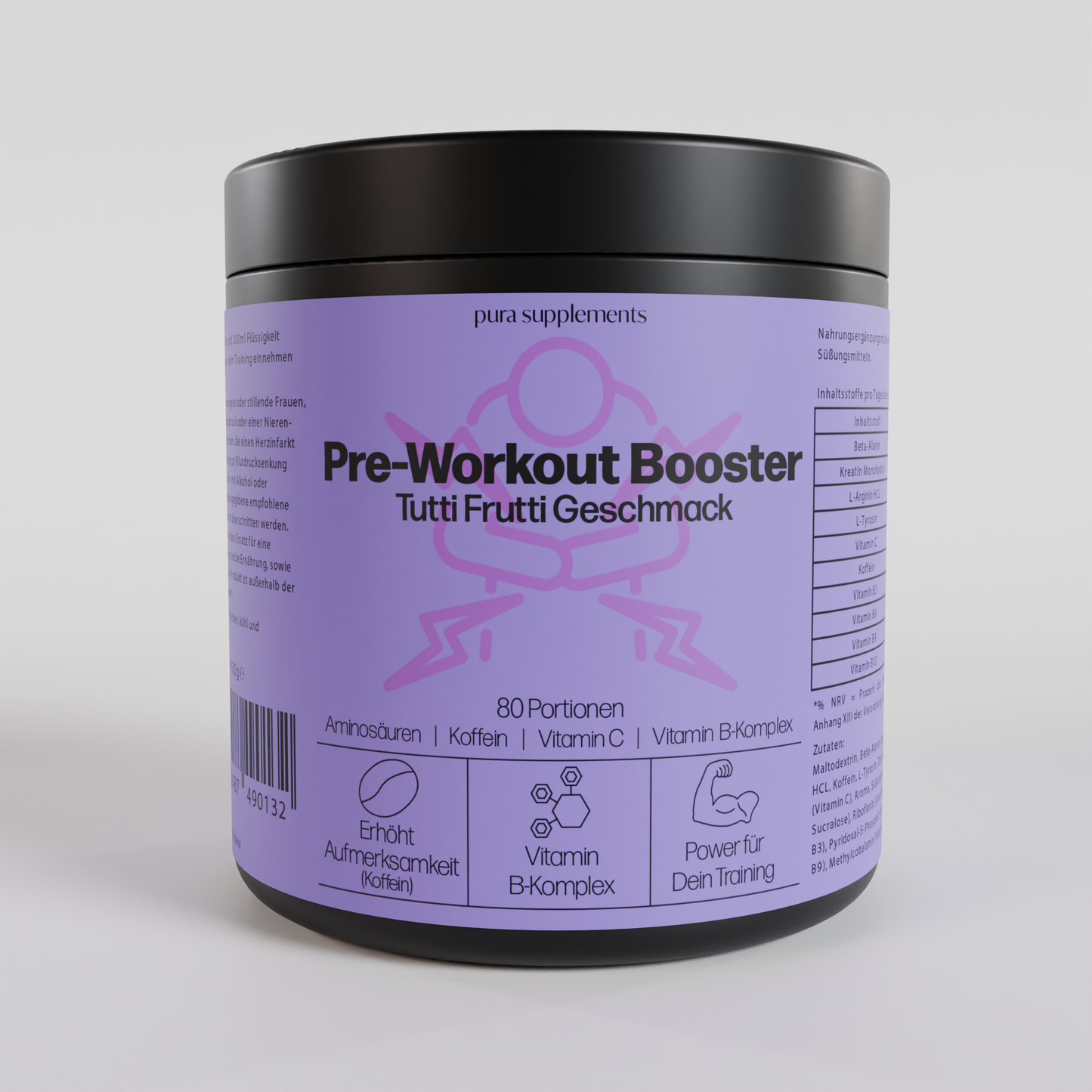 Pre-Workout Booster - Geschmack Tutti Frutti
