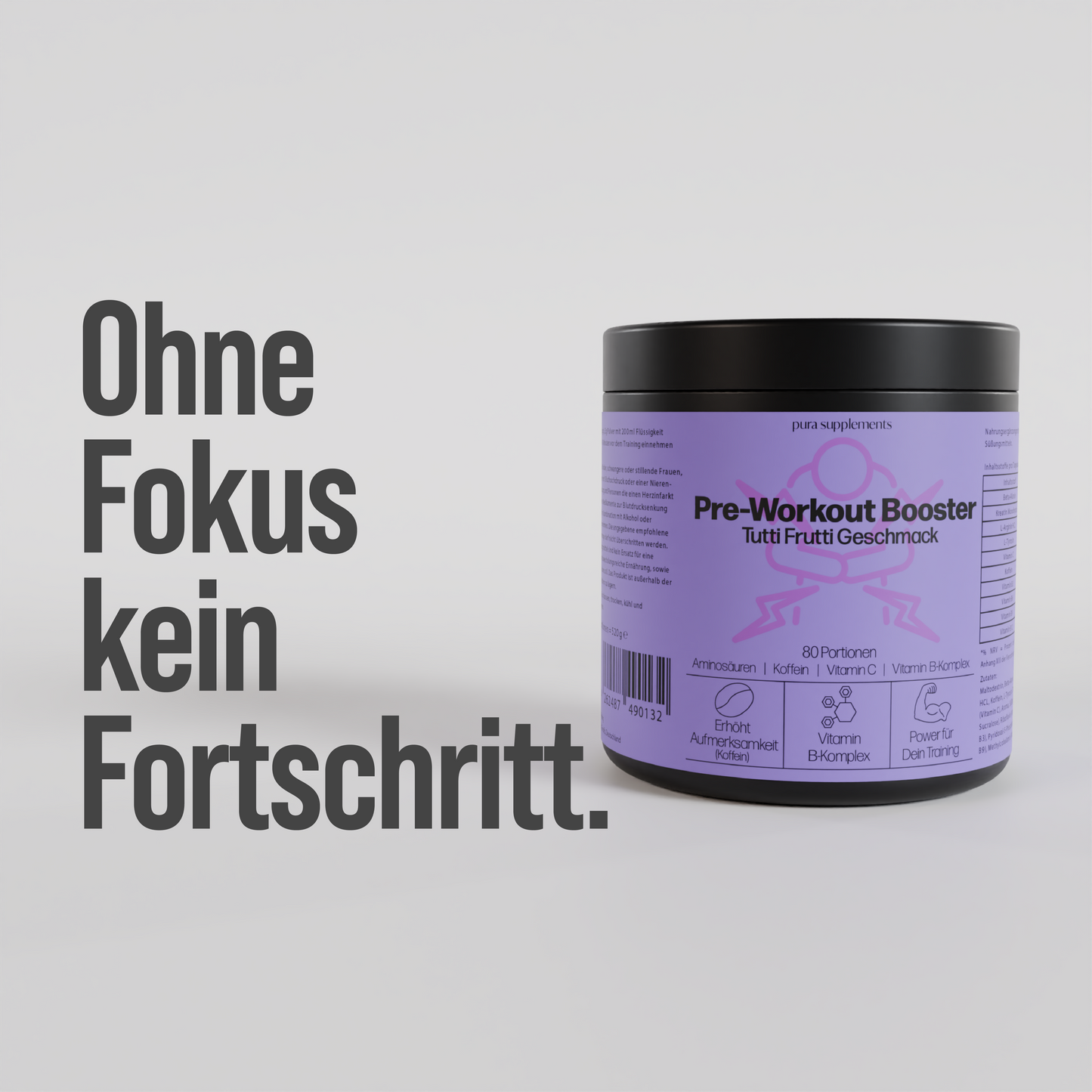 Pre-Workout Booster - Geschmack Tutti Frutti