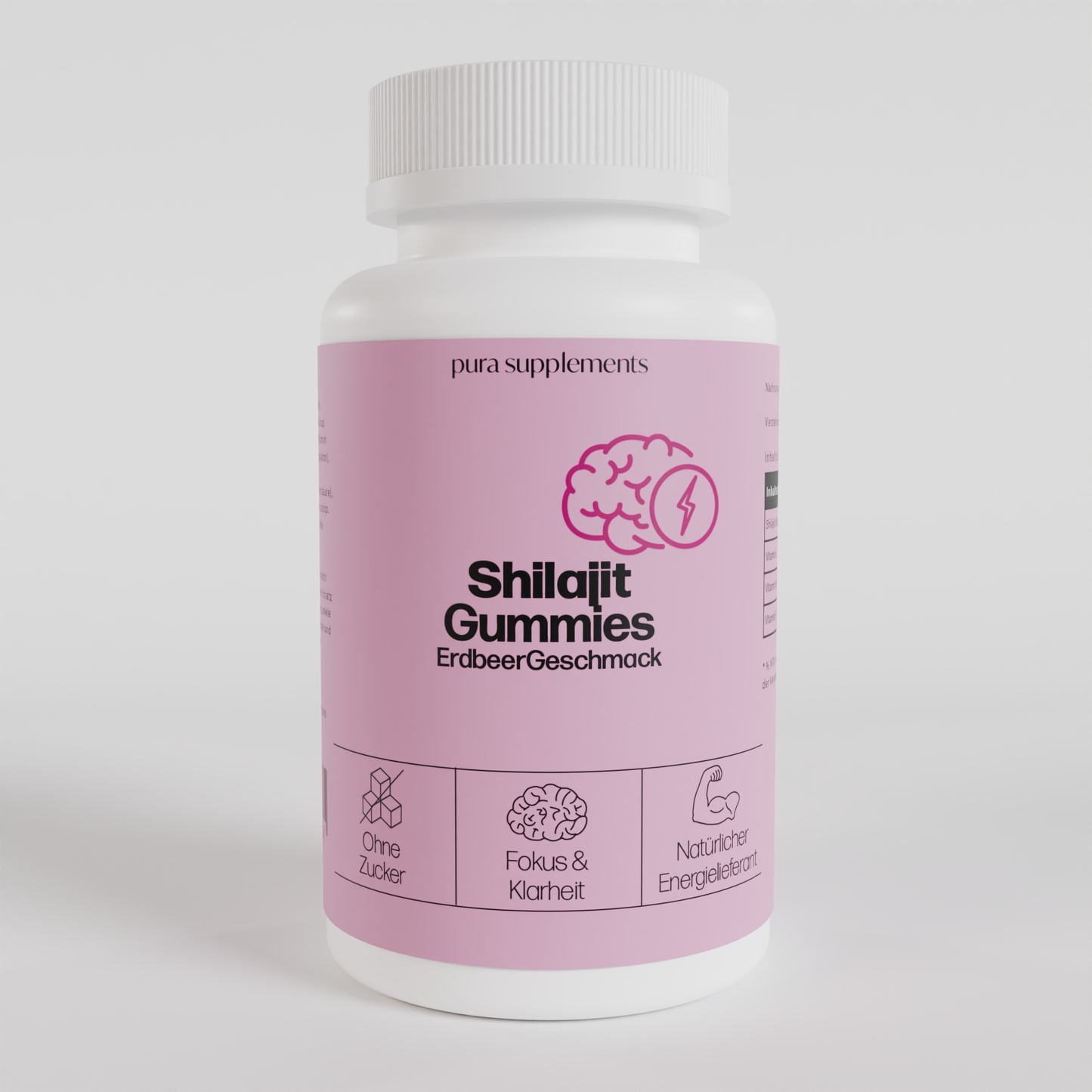 Shilajit Gummies Erdbeer Geschmack