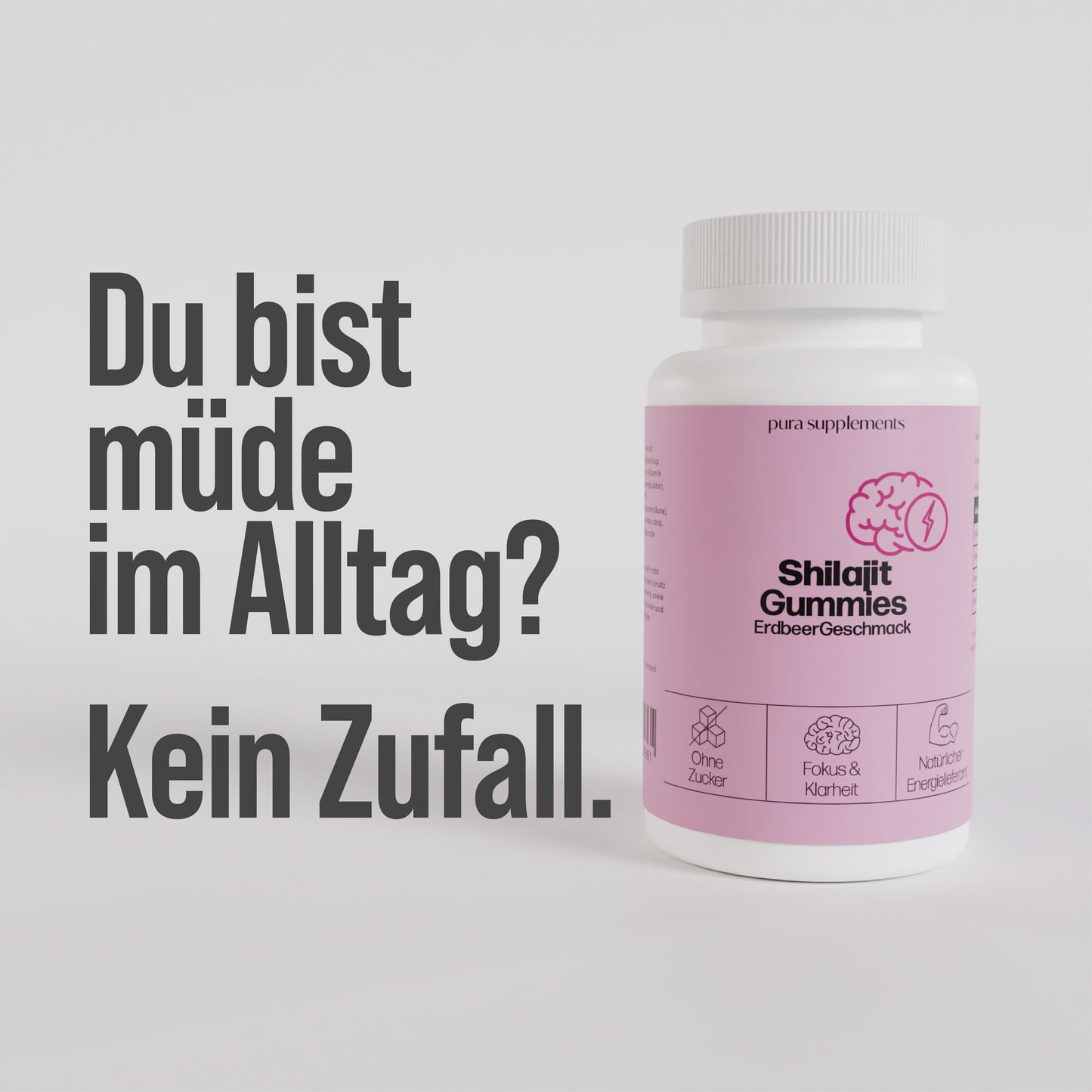 Shilajit Gummies Erdbeer Geschmack
