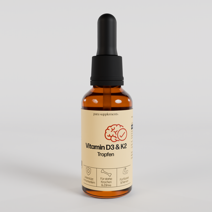 Vitamin D3 + K2 - 1.700 Tropfen (1.000 I.E.)